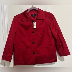 Talbots Women's Vibrant Red Blazer